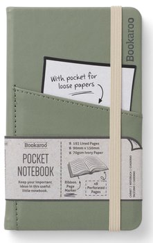 IF, notatnik a6 bookaroo journal pocket zielony - IF