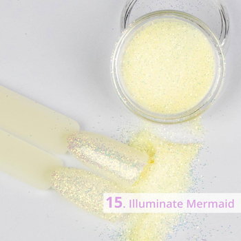 Illuminate Mermaid Nr 15 - pyłek zmieniający kolor w UV - AllePaznokcie
