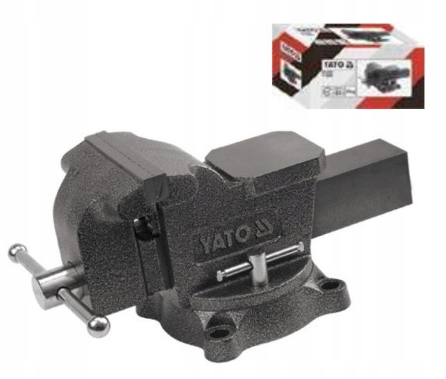 Imadło ślusarskie obrotowe YATO 6502, 125 mm