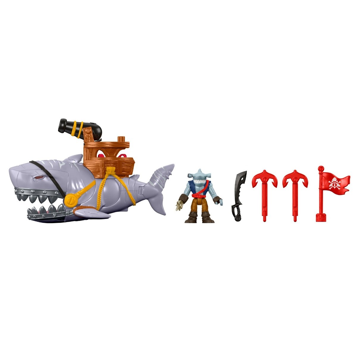 Imaginext, Rekin Wielka Szczęka, zestaw piracki - Imaginext | Sklep ...