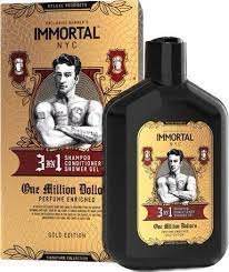 Immortal, One Million Dollars, Szampon Dla Mężczyzn 3w1, 500ml - Immortal