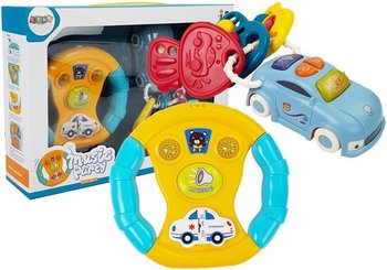 Import Lean Toys, Muzyczna Kierownica, dla niemowląt - Lean Toys