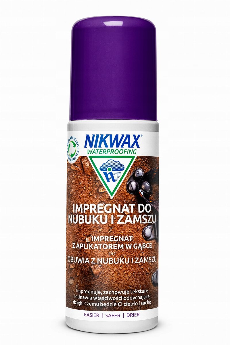 Impregnat do Butów z Nubuku i Zamszu Nikwax 125 ml gąbka
