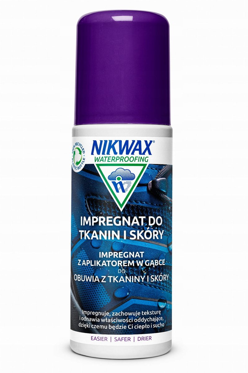 Impregnat do tkanin i skóry Nikwax w gąbce 125 ml