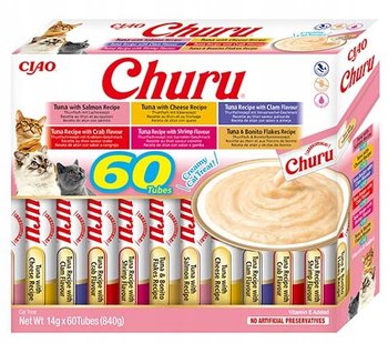 INABA CHURU CAT ODMIANY TUŃCZYKA BOX 60 X 14 g - Inna marka