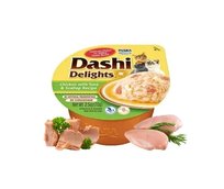 Inaba Dashi Delights kurczak z tuńczykiem i przegrzebkami 70g
