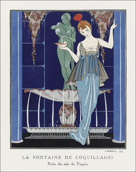 Incantation: France XXe siècle, George Barbier - plakat 40x60 cm - Galeria Plakatu