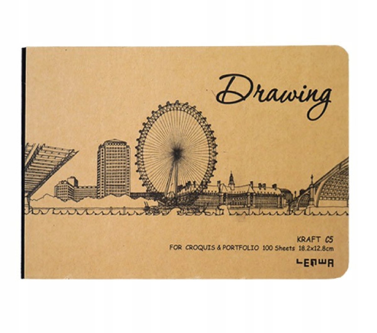 INCOOD SZKICOWNIK C5/100 KRAFT 18,2 X 12,8 CM - incood | Sklep EMPIK.COM