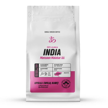 India Monsoon Malabar Aa Kawa Ziarnista - 250 G - COFFEE HUNTER
