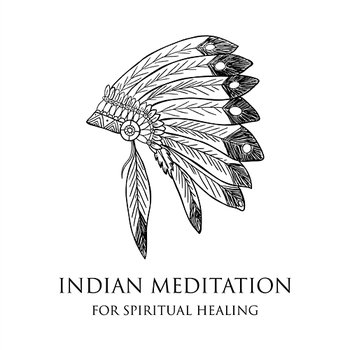 Indian Meditation for Spiritual Healing: 50 Soothing Ethnic Soundscapes for Mental Well Being, Native American Flute with Drums for Deep Sleep - Native American Music Consort, Shamanic Drumming World