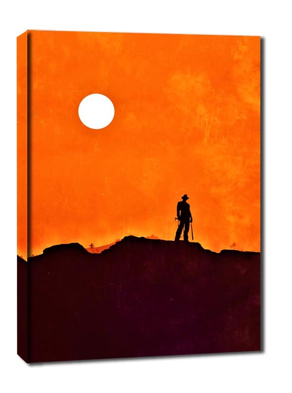 Indiana Jones Vintage Poster - obraz na płótnie 90x120 cm - Galeria ...