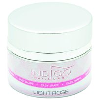 Indigo Easy Shape Light Rose budujący żel kryjący do paznokci 5ml 80% krycia, wygodny pędzelek