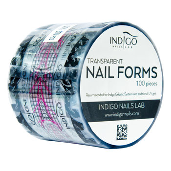 Indigo Formy Transparentne Do Przedłużania 100szt - Indigo