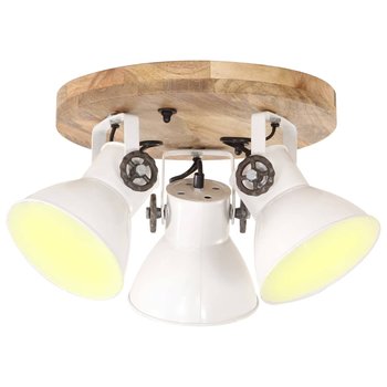 Industrialna lampa sufitowa, 25 W, biała, 42x27 cm, E27 - vidaXL