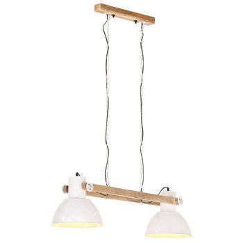 Industrialna lampa wisząca, 25 W, biała, 109 cm, E27 - vidaXL