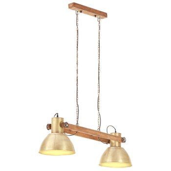 Industrialna lampa wisząca, 25 W, mosiężna, 109 cm, E27 - vidaXL