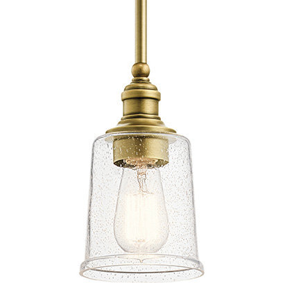 Zdjęcia - Żyrandol / lampa Elstead Industrialna lampa wisząca KL-WAVERLY-MP-NBR z kropelkami mosiądz 