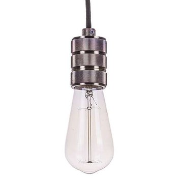 Industrialna LAMPA wisząca MILLENIA DS-M-010-03 ANTIQUE BRASS Italux metalowa OPRAWKA kabel ZWIS przewód antyczny brąz - ITALUX