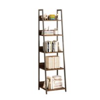 Industrialny Regał Stojący 5 Półek Drabinka Na Książki Loft 5 Poziomów