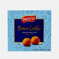 Indyjskie słodycze Bikano Besan Laddu 400g - z mąki z ciecierzycy