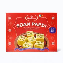 Indyjskie słodycze Haldiram's Soan Papdi 500g - wersja na ghee bogatszy