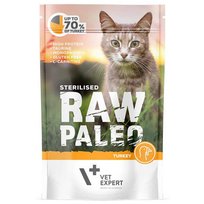 Indyk dla kota Vet Expert Raw Paleo Sterilised 100 g