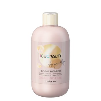 Inebrya, Ice Cream Argan Age, Nabłyszczający szampon z olejkiem arganowym, 300 ml - Inebrya