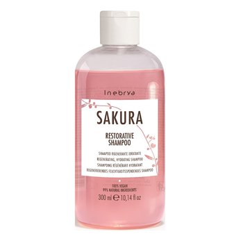 Inebrya, Sakura, szampon do włosów wzmacniający, 300 ml - Inebrya