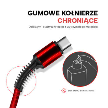 Infloo kabel 3w1 LIGHTINING/TYPE-C/MICRO USB - InFloo