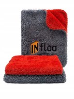 INfloo Ręcznik Do Osuszania Karoserii Dwustronny 40x40cm 1200 GSM GRUBY InFloo