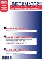 Informator dla Prowadzących Działalność Gospodarczą