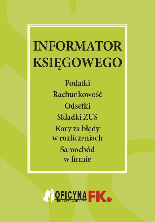 Informator Księgowego - Opracowanie Zbiorowe | Książka W Empik