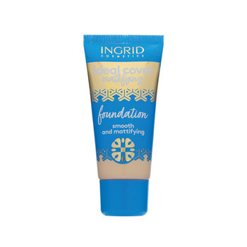 Ingrid Cosmetics, Podkład Matujący Ideal Cover Mattifying Foundation 401 - Nude, 30 Ml - Ingrid