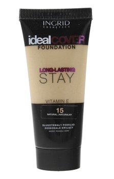 Ingrid, Ideal Cover Long-Lasting Stay, podkład kryjący 15 Natural, 30 ml - Ingrid