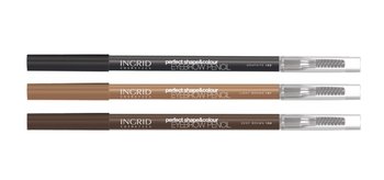 Ingrid, Perfect Shape & Colour, kredka do brwi 102 Graphite - Ingrid