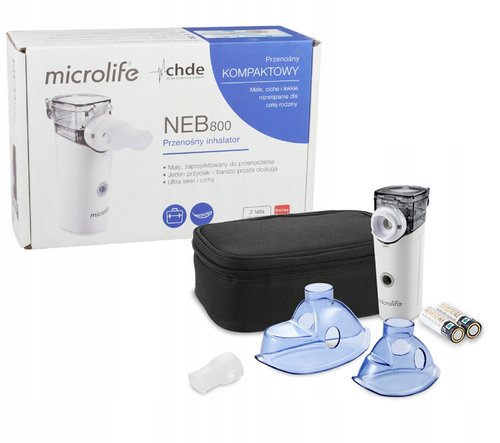 Фото - Інгалятор (небулайзер) Microlife Inhalator, dla dzieci i dorosłych  NEB 800 