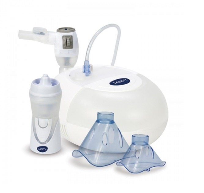 Фото - Інгалятор (небулайзер) Sanity Inhalator, dla dzieci i dorosłych  Pro biały 
