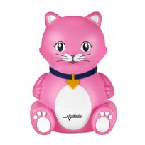 Inhalator dla dzieci kot PROMEDIX, zestaw nebulizator, maski, filterki, PR-816