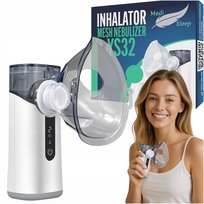 INHALATOR NEBULIZATOR DLA DZIECI DOROSŁYCH SIATECZKOWY PRZENOŚNY BEZPRZEWOD Medi Sleep
