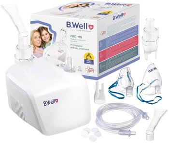 INHALATOR NEBULIZATOR TŁOKOWY KOMPRESOROWY B.WELL DLA DZIECI I DOROSŁYCH - B.Well