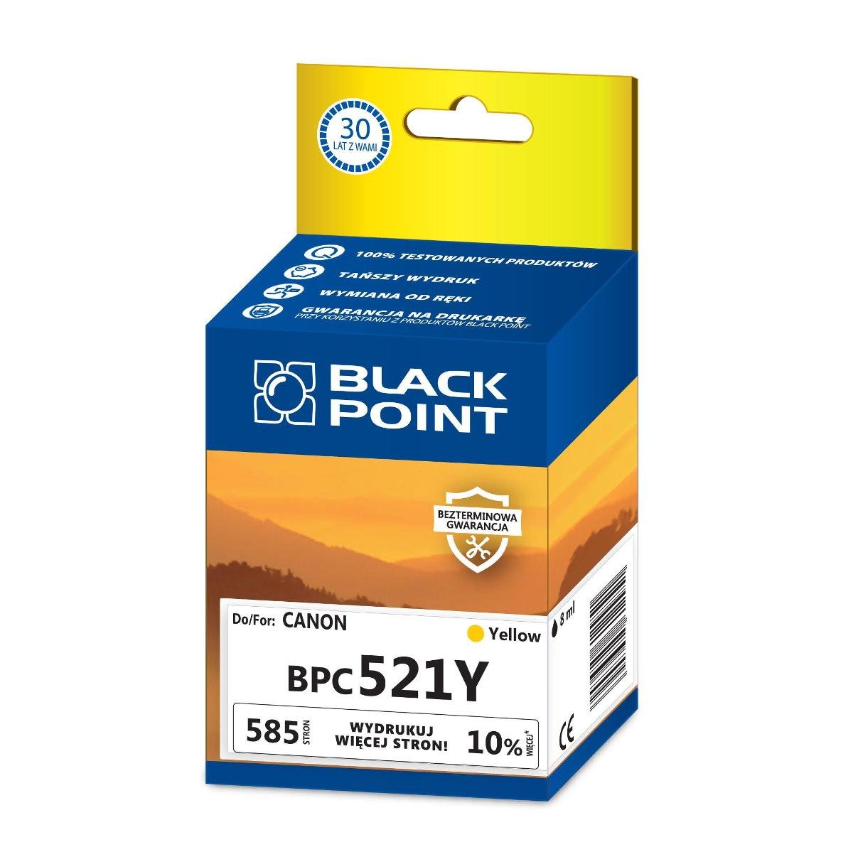 Ink/Tusz BP (Canon CLI-521Y) [BPC521Y]