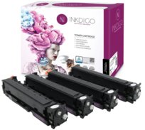 INKDIGO CF530A - CF533A zgodny zestaw Tonerów do HP Laserjet 154nw 180Fndw 180N CMYK