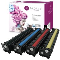 INKDIGO CRG-054H zgodny zestaw Tonerów do Canon I-Sensys LBP-621 MF645 CMYK