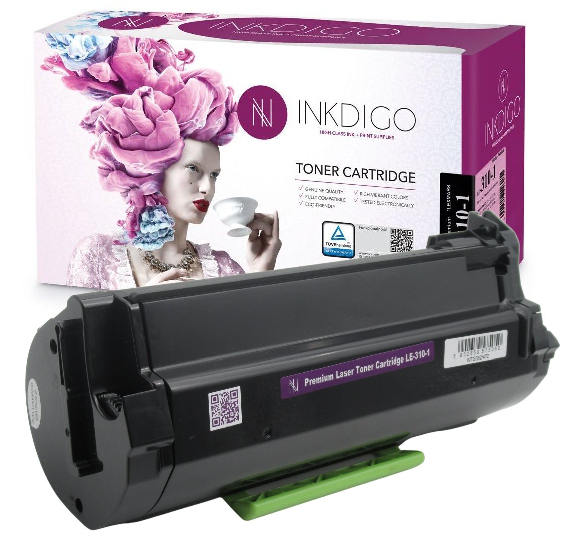 INKDIGO MS310 zgodny Toner do LEXMARK MS310 312 410 415 610 Inkdigo