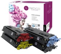 INKDIGO Q6000A - Q6003A zgodny zestaw Tonerów do HP LaserJet 1015 1017 1600 2600 2605DN CMYK