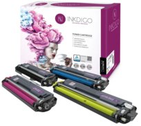 INKDIGO TN-241B & TN-245 zgodny zestaw Tonerów do Brother DCP-9015 HL-3140 MFC-9130 Cmyk