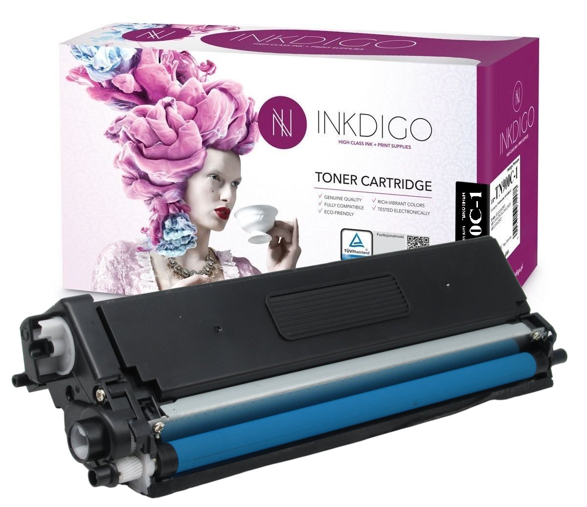 INKDIGO TN-910C zgodny Toner do Brother HL-L9310 MFC-L9570 Cyan ...