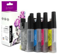 INKDIGO Tusze LC1240 zgodny zestaw do Brother DCP-J525 MFC-J825 CMYK 30ml/3x20ml