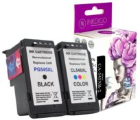 INKDIGO Tusze PG-545XL & CL-546XL zgodny zestaw do CANON Pixma IP 2820 MG2440 MX494 TR4540 TS205 Czarny + Kolor 16ml/15ml