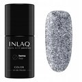 INLAQ Lakier Brokatowy Hybrydowy Srebrny Flashing Aries 6ml HEMA Free - INLAQ